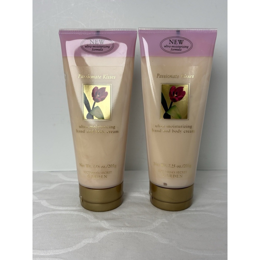 2 Victoria's Secret Passionate Kisses Secret Garden 7.25oz Hand And Body Lotion